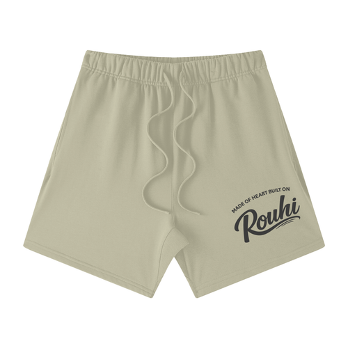 Unisex Earth Tone Loose Fit Cotton Shorts