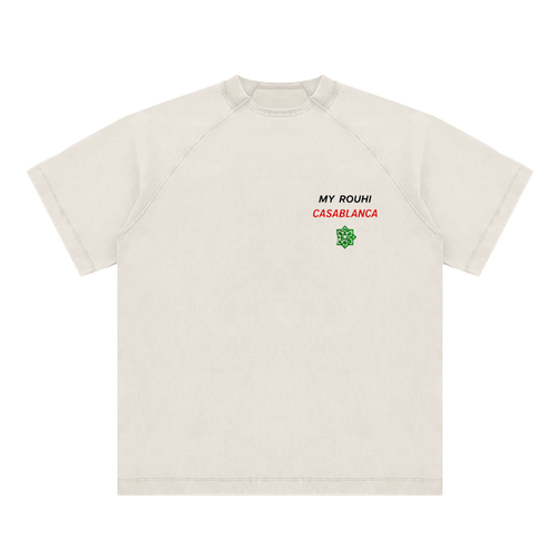 MY ROUHI Casablanca Tee - where tradition meets tomorrow Vintage T-Shirt