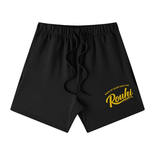 Unisex Earth Tone Loose Fit Cotton Shorts