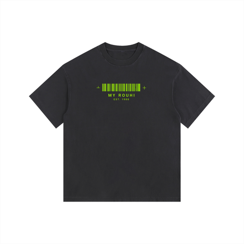 My Rouhi Barcode Tee - Indentity Code (Neon Addition)