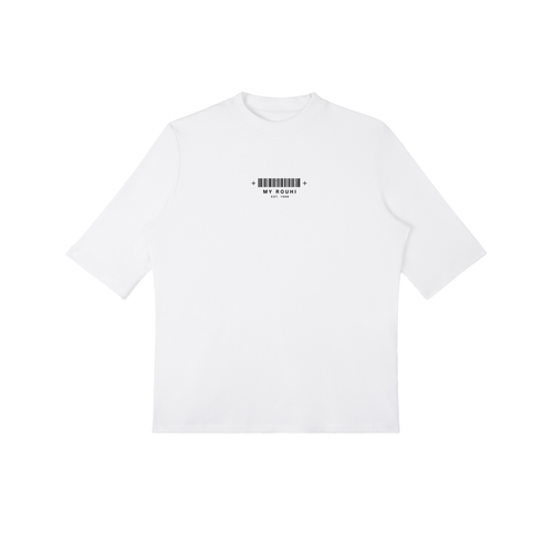 My Rouhi Barcode Tee (Oversize) -  identity code