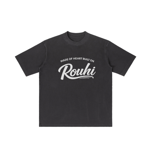 Rouhi Signature Tee — Made of Heart, Built on Soul
