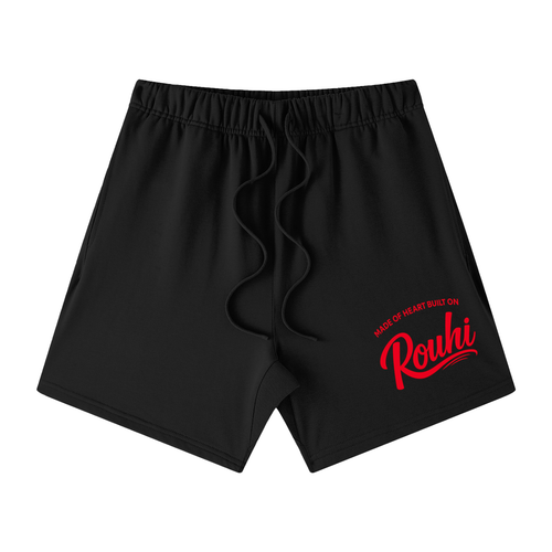 Unisex Earth Tone Loose Fit Cotton Shorts