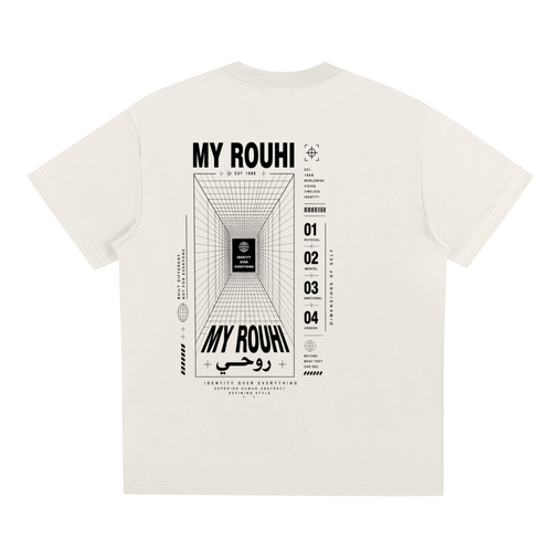 My Rouhi Barcode Tee -  identity code