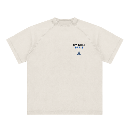 MY ROUHI Paris World Series Tee – Luxury Paris Streetwear Graphic