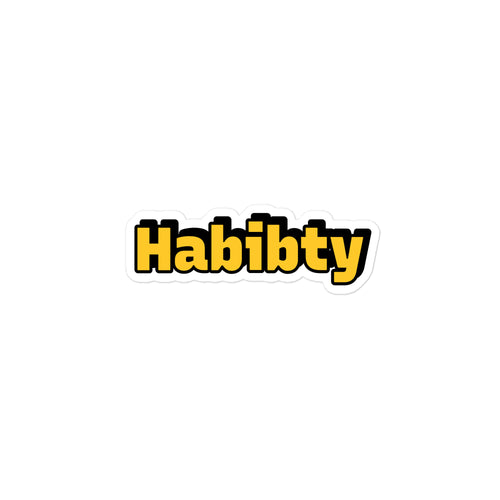 Habibty vinyl decals